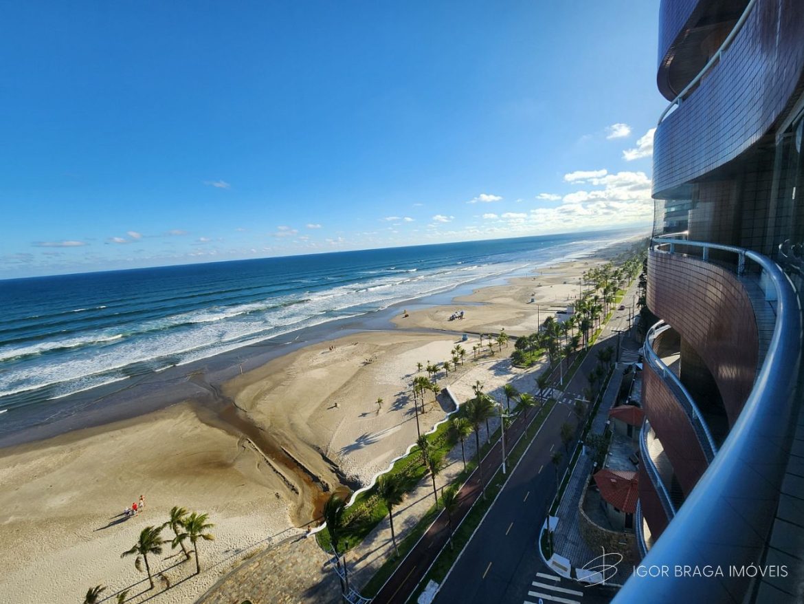 Imóveis de frente para o mar em Praia Grande se tornam destaque no mercado imobiliário